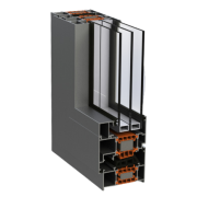 EKIPAZH AluLight W76 Алюмінієвий віконно-дверний профіль(теплий)